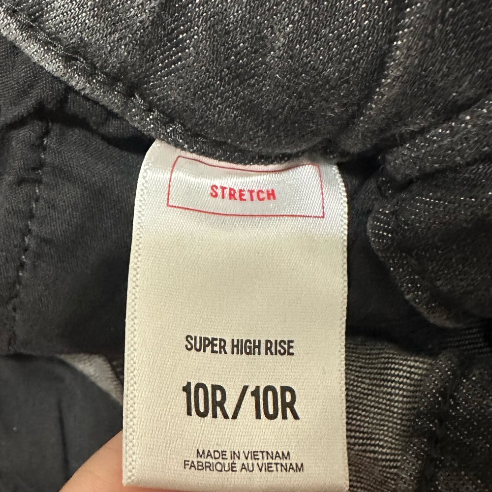 Express Super High Rise Paperbag Jeans - Picture 12 of 13